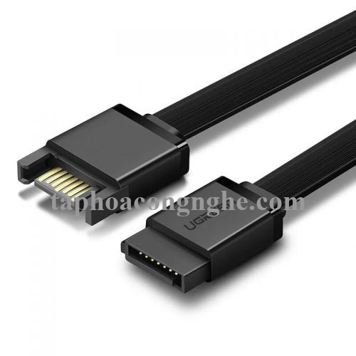 Ugreen 50399 0.5M màu Đen Cáp truyền dữ liệu SATA 3.0 cao cấp US217 30050399